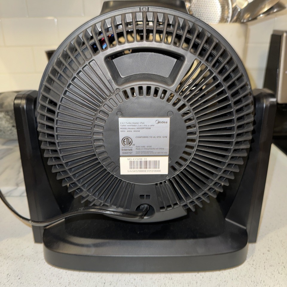 Midea 2in1 Digital Turbo Heater + Fan, MSH23FT3DSB, Black eBay