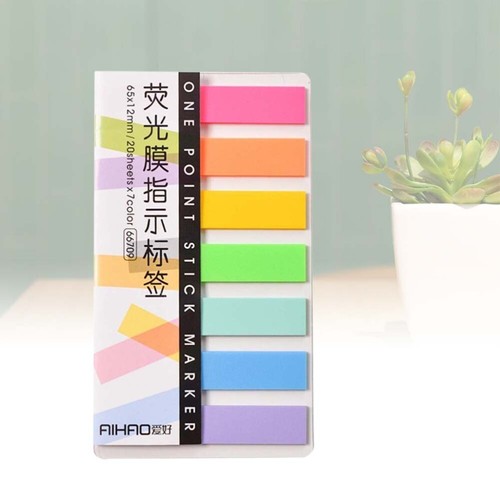 Self-adhesive Index Tabs for Books Neon Page Markers - Picture 9 of 11