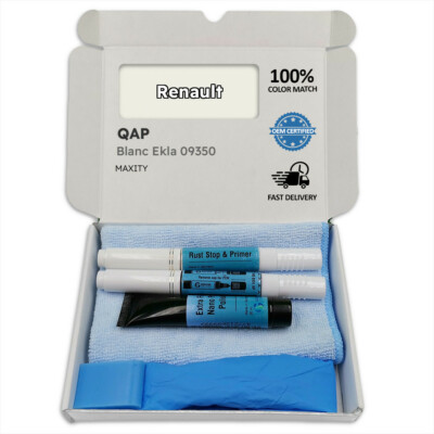 Lackstift für Renault Weiß BLANC EKLA 09350 QAP MAXITY Stift Stick Kratzer