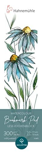 Hahnemühle Watercolour - Blocco segnalibro ad acquerello, 100% cotone (t2y)