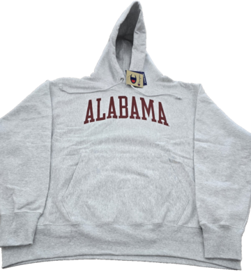 Champion Alabama Crimson Tide Team Reverse Weave Fleece Pullover Hoodie  Gray 2XL | eBay