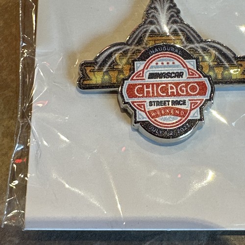 Nascar Chicago Street Race Layered Event Pin July 2023 - In Stock Limited Qty - Picture 5 of 7