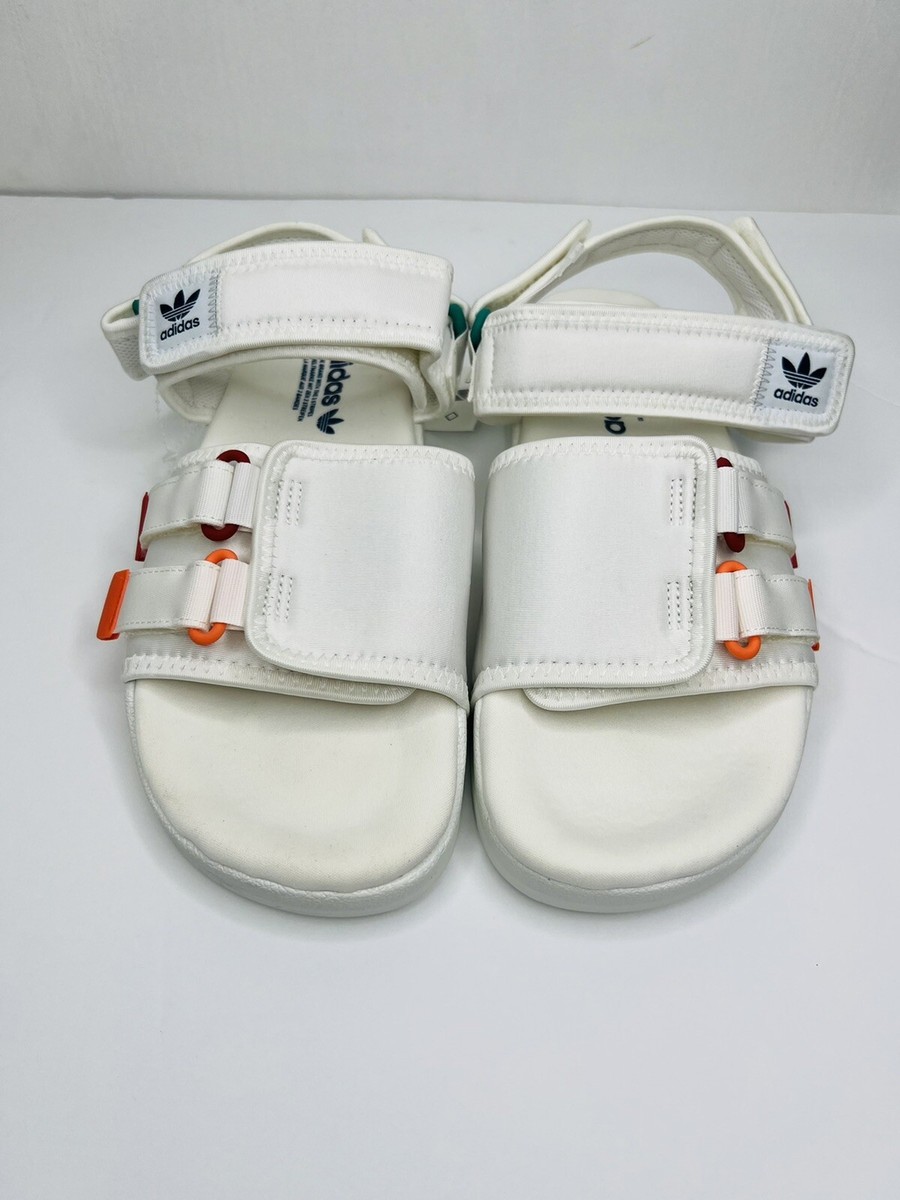 New Adidas Originals Adilette 4.0 Sandals White Mens Adidas Originals Men main image 3