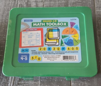 Lakeshore MATH TOOLBOX Grades 4-5 (LC774) NEW SEALED