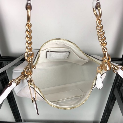 Coach Teri 2-Way Shoulder Bag CA548 Signature Canvas White Women Outlet New - 第 8/9 張圖片