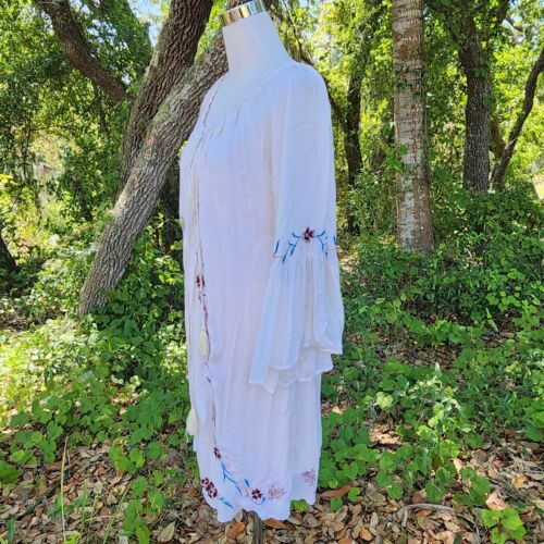 Dreamfeed FILLYBOO Large Off The Shoulder Dress Cottagecore Boho Embroidered - Picture 3 of 15