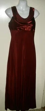#896 Floor Length Gown Formal Pageant Dress Aspeed L New NWT Maroon Stunning