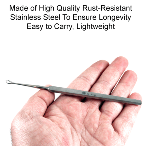 Ear Wax Remover Ear Pick Cleaner Curette Medical Stainless Steel Care Tool - Picture 5 of 6