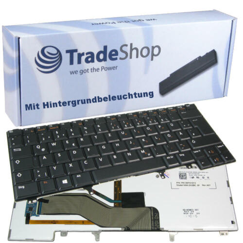 Orig. Tastiera QWERTZ tedesca illuminata per Dell Latitude E6320 E6330 E6420 - Foto 1 di 3
