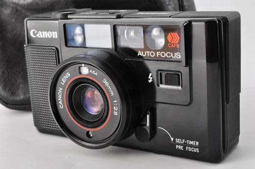 [Tested] Canon AF35M Autoboy black Point & Shoot 35mm Film Camera JAPAN #611