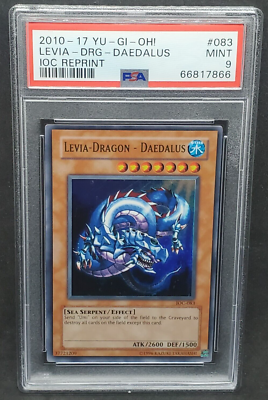 Yugioh PSA 9 MINT Levia-Dragon - Daedalus IOC-083 Ultra Rare Unlim