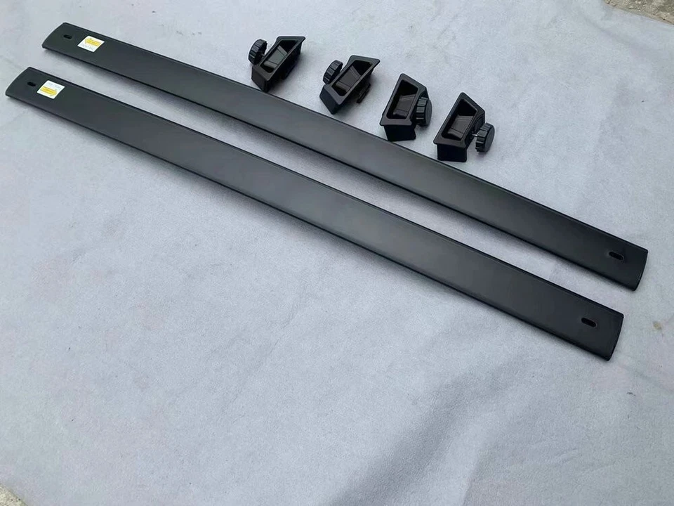 Barra transversal de 2 piezas para portaequipajes con riel de techo Jeep Commander 2006-2010 Foto 4 de 4