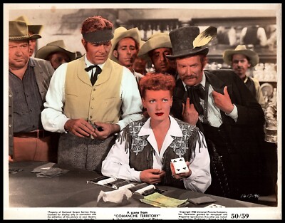Maureen O'Hara + Charles Drake in Comanche Territory (1950) ORIGINAL PHOTO  M 166 | eBay
