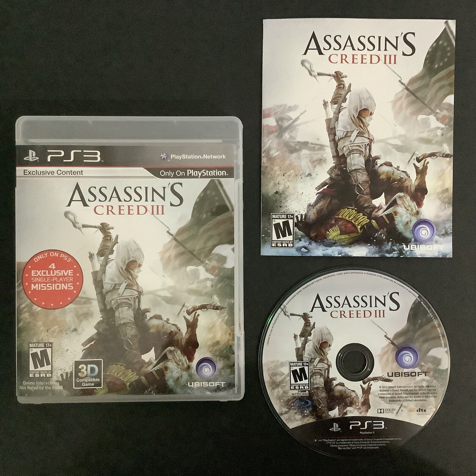 Assassino creed s creed 3 ps3