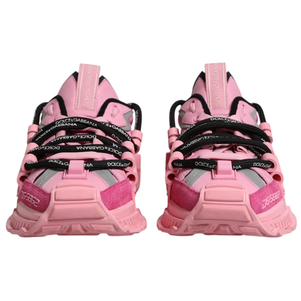 DOLCE & GABBANA Shoes Pink Low Top Space Women Sneakers EU39