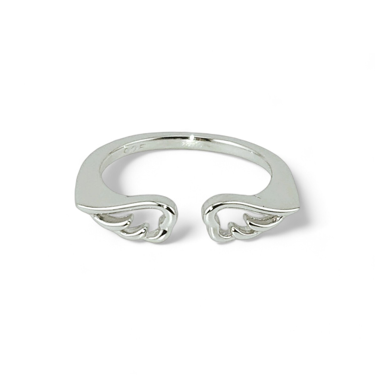Sterling Silver 925 Angel Wings Ring | eBay