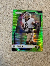 2024 Prizm Football Willie Gay Jr. Neon Green Pulsar Prizm #208 Saints