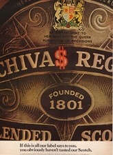 1973 Chivas Regal Scotch Whiskey--Vintage Pri...