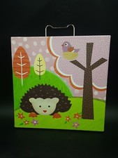 OOPSY DAISY TOO 10in x 10in  LOVE  NATURE HEDGEHOG PAL  FINE ART FOR KIDS