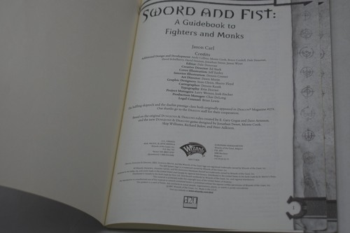 Dungeons & Dragons: Sword and Fist A Guidebook to Fighters and Monks D20 - Picture 3 of 6