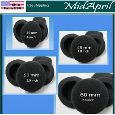 50 mm 60 mm 30 mm  45 Cushion Foam Ear Pad Sponge Headphones Cover Headset