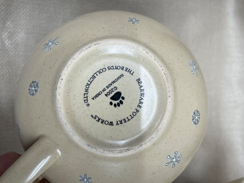 Snowman Chanelle's Cocoa Pot & Mug Bearware Pottery Works Tea Pot #654639 2004 - Picture 9 of 22