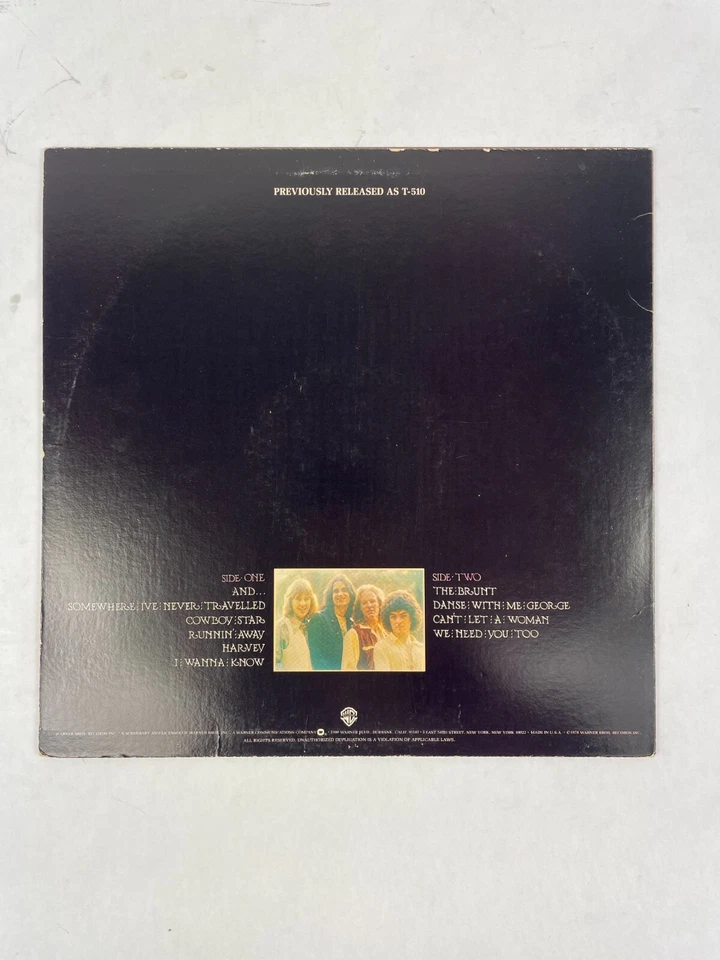 Ambrosia Some Where  I've Never Travelled Cowboy Star Harvey Vinyl Record Foto 2 de 2