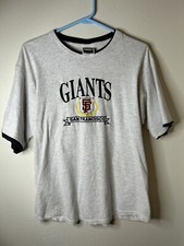 Vintage Tultex Made In USA San Francisco Giants Embroidered T-Shirt Size Large