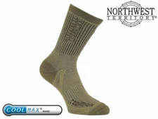 Mens Walking Socks Northwest Territory Trek and Trail Hiking Lightweight Coolmax