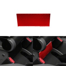 Rot Kohlefaser Unterhalb Mittelarmlehne Verkleidung Für Jeep Wrangler 2007–2010