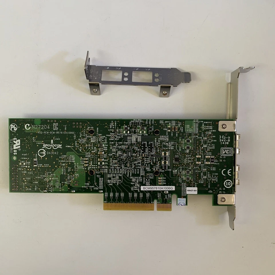 Broadcom BCM957810A1006G Qlogic PCIe2.0x8 (2)10GbE SFP NIC - Image 4 of 4