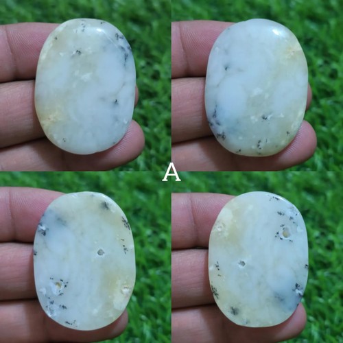 Huge A+ Design Dendrite Opal Oval Shape Smooth Loose Gemstone For Making Jewelry - Picture 6 of 13