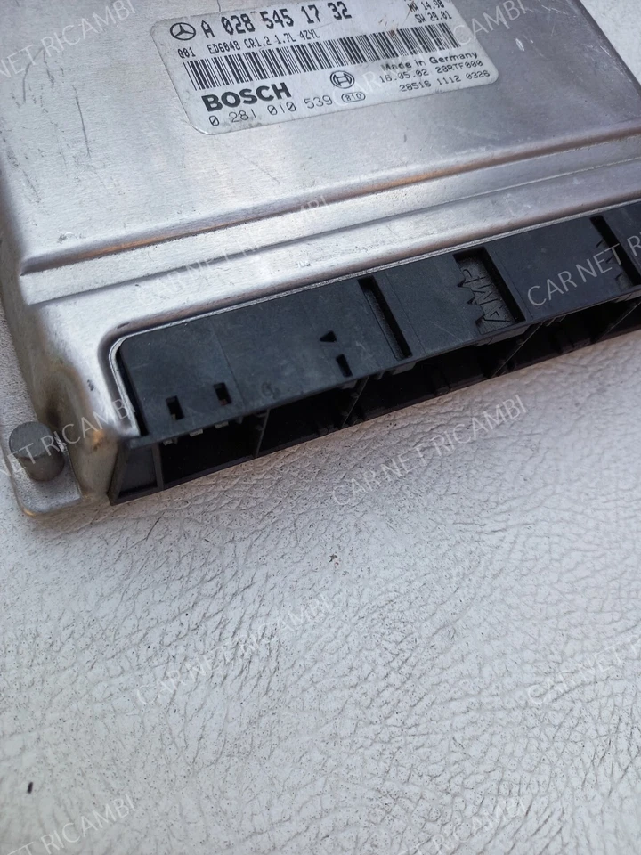 A0285451732 CENTRALINA MOTORE MERCEDES-BENZ VANEO 414 1.7 CDI BOSCH 0281010539 - Immagine 3 di 4