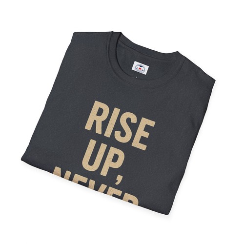Motivational Unisex T-Shirt, Rise Up Never Quit Tee, Inspirational Apparel, Gift - Picture 17 of 27
