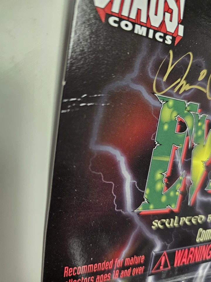 Figura EVIL ERNIE (1997) ¡NUEVA #525/1500 Firmada por Brian Pulido y Clayburn Moore! Foto 4 de 4