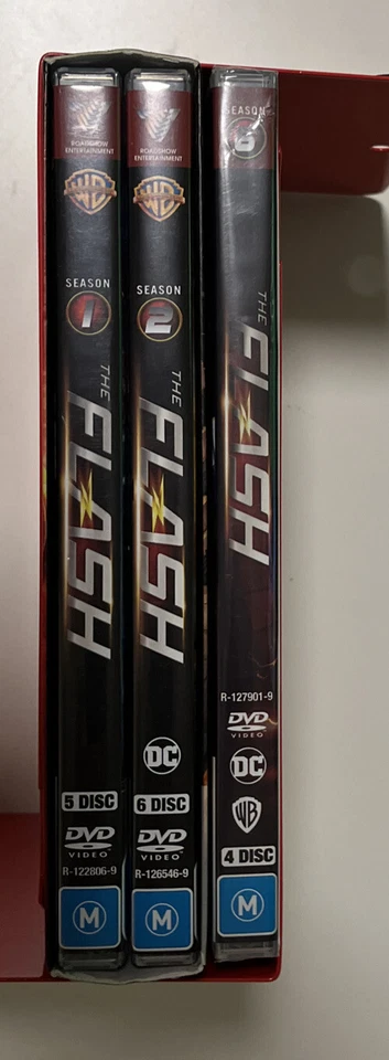 The Flash Temporadas 1, 2 y 6 (DVD) PAL R4 GC DC Cómics Serie de TV Warner Bros Foto 2 de 4