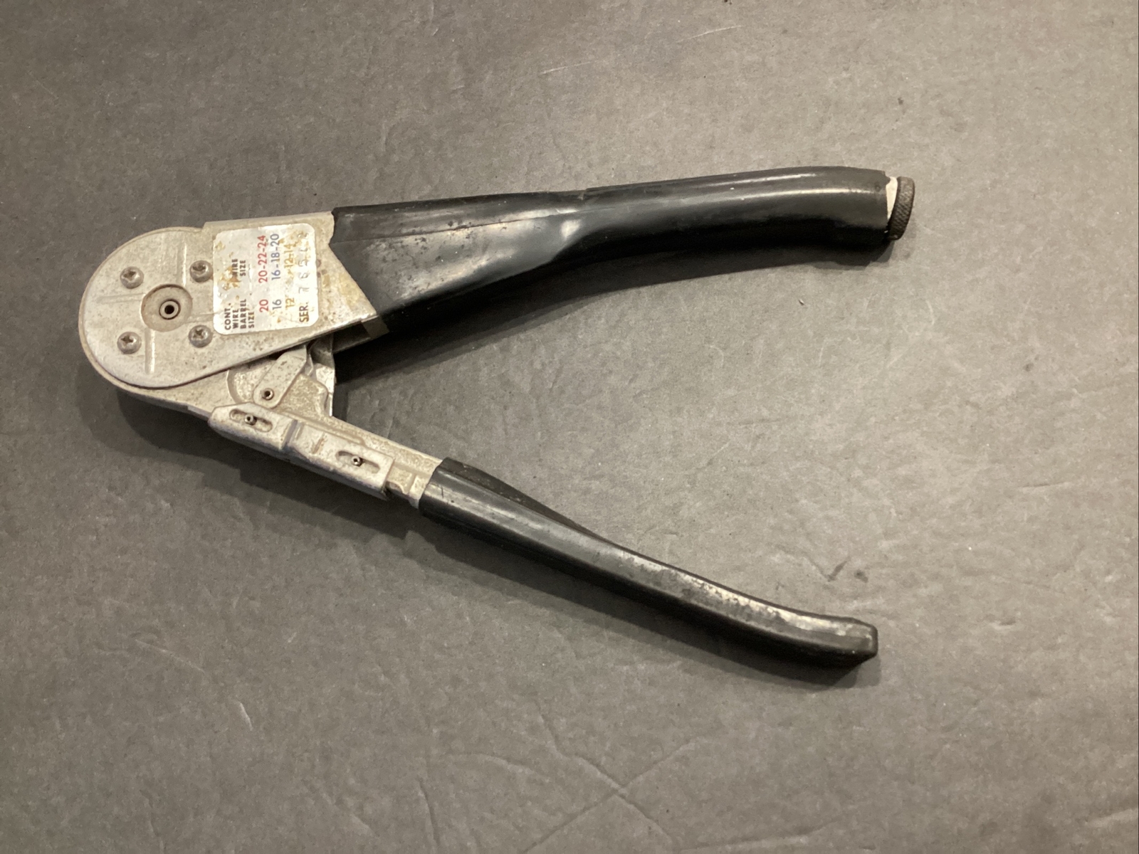 BUCHANAN ELECTRICAL PRODUCTS 11234 CRIMPING TOOL/ CRIMPER MS No. 31912