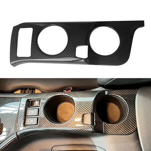 For 2023-2025 Nissan Z 400Z RZ34 Real Carbon Fiber Water Cup Holder Panel Trim - Picture 1 of 11