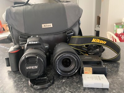 Nikon D3500 24.2 MP Digital Camera - Black (Kit 18-55mm & 70-300mm)