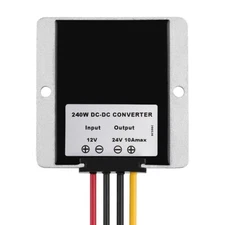 DC 12V to 24V 10A 240W Boost Converter Step Up DC Voltage Regulator Waterproof
