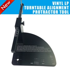 Vinyl LP Turntable Alignment Protractor For Phono Record Cartridge Stylus mmez3W
