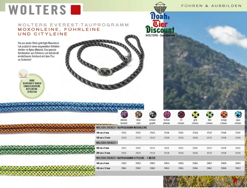Wolters Everest / K2 Leine Moxonleine, Führleine, Cityleine, Retrieverleine - Bild 2 von 4