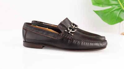 Donald Pliner Mens Dacio Bit Strap Loafer Size 9 M Brown  display picture 1