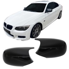2 Spiegelkappen  Schwarz passend für BMW 3er E90 E91 E92 E93 AB LCI 2008-2013