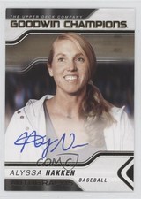 2023 Upper Deck Goodwin Champions Auto Alyssa Nakken #A-AN Auto 0he