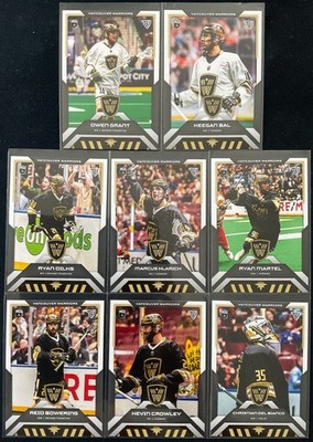 Vancouver Warriors 2025 TFL x National Lacrosse League NLL (8) Card Team Set