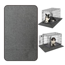 Dog Crate Mat Liner, Washable Pee Pads for Dogs, Absorbs 48"L x 29"W, Navy