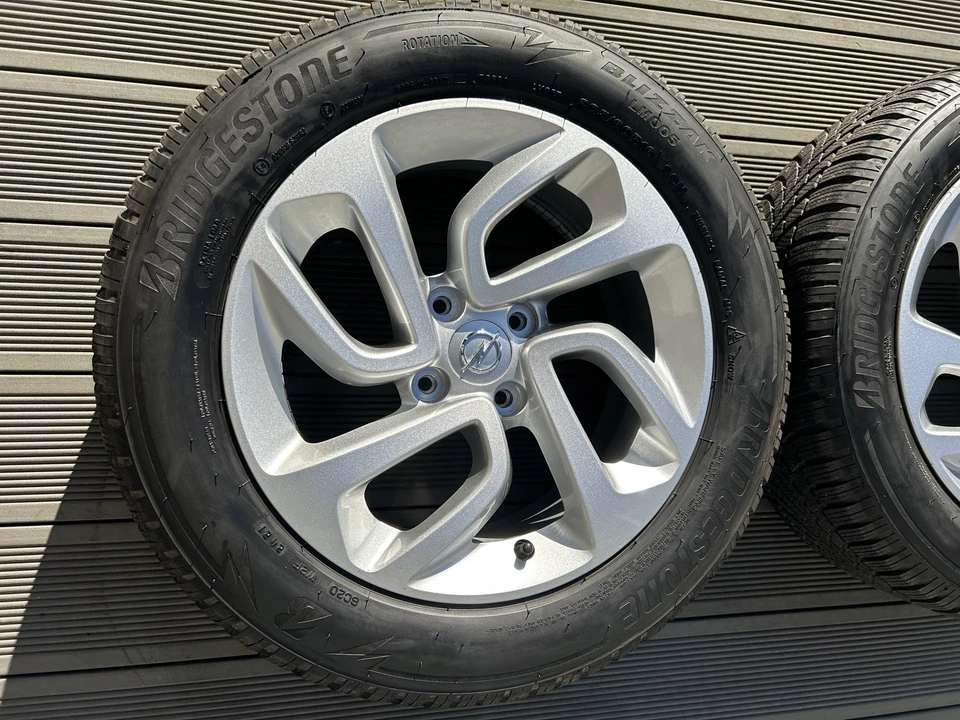 4x ORG OPEL Crossland X Alu Winterräder Bridgestone Blizzak B205/60 R16 96H 8mm! - Bild 4 von 4
