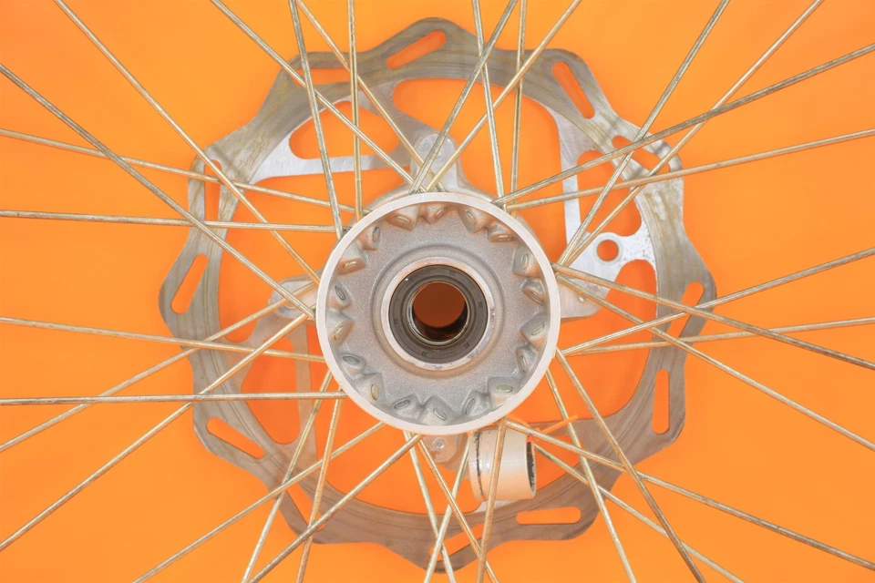 05-10 2009 TE450 TE 450 OEM Buje de rueda delantera Neumático Excel Conjunto de llanta Foto 2 de 4