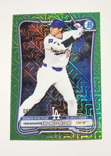 Shohei Ohtani 2026 Bowman Chrome Neon Green Mojo Refractor /399 LA Dodgers